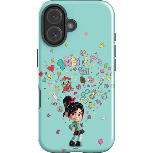 Disney Wreck-it Ralph Vanellope Sugar Icons iPhone 16 Plus Impact Case